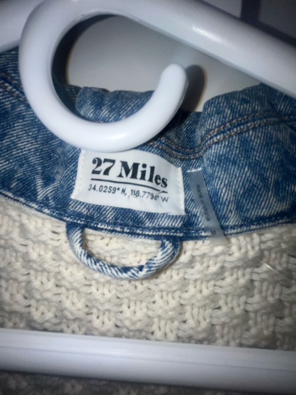 27 miles malibu baille cotton chunky cardigan - Picture 3 of 5